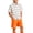 Orange, variant on Boys Polka Dots Shirts and Shorts- Summer Casual Short Sleeve Fashion Boys Formal Clothes Outfits Set Hot Pink Size 12
