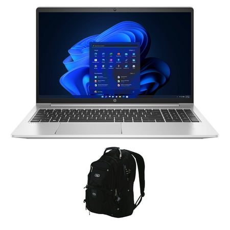 HP ProBook 450 G9 Home/Entertainment Laptop (Intel i7-1225U 10-Core, 15.6in 60Hz Full HD (1920x1080), Intel UHD, 8GB RAM, 512GB PCIe SSD, Backlit KB, Win 10 Pro) with Backpack