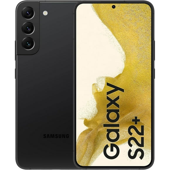 Remis à Neuf Samsung Galaxy S22+ 5G - 128 Go – Phantom Black – Appareil Photo Arrière 50MP et avant 10MP - Téléphone Intelligent Entièrement Déverrouillé - Excellent État