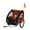 Orange, variant on Aosom 2-Seat Kids Child Bicycle Trailer, Blue