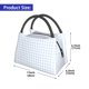 thumbnail image 2 of Fotbe Blue Checkboard Bolsa Térmica Portátil con Estampado, Bolsa de Entrega de Alimentos Aislada, Bolsa Reutilizable de Gran Capacidad para Comidas y Supermercado, 2 of 6