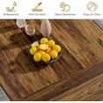 thumbnail image 5 of Tribesigns 71" Dining Table for 6 to 8 People, Farmhouse Rectangle Kitchen Table for Kitchen, Brown, 5 of 5