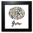 thumbnail image 1 of heart drawing art Black Square Frame Picture Wall Tabletop, 1 of 3