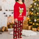 thumbnail image 4 of Familia Otoño Camisa Top Pantalones Casual Dibujos animados Impreso Cintura elástica Traje diario FLhrweasw Nuevo, 4 of 7