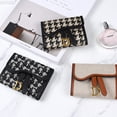 thumbnail image 4 of Cartera retro europea y americana para mujer, larga, de gran capacidad, con hebilla en D, multifunción, con tres pliegues y múltiples tarjetas, 4 of 6