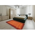 thumbnail image 4 of Ahgly Company Indoor Square Contemporary Neon Red Abstract Area Rugs, 7' Square, 4 of 6