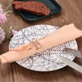thumbnail image 5 of Unique Bargains Napkin Rings, 6 Pack 38mm ID Alloy Bow-knot Napkin Buckles, Silver Tone, 5 of 5