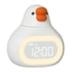 thumbnail image 3 of Reloj despertador digital de dibujos animados con luz nocturna regulable y recargable para niños. Blanco, 3 of 9
