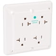 thumbnail image 1 of Receptáculo Leviton 21254-HW, 20 A, 125 V, de grado industrial, blanco, 1 of 4