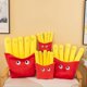 thumbnail image 5 of French Fries Hamburger Plush Toy Cute Pizza Foodie Snack Throw Kawaii Christmas Gift Pillow Kids Stuffed Toys Room Decoration, 5 of 5
