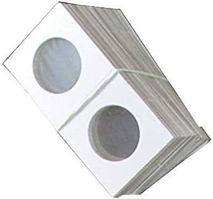 2X2 Staple Paper Coin Holder For Small Dollar, 100 Pk