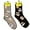 Tea Cup Dogs, variant on Foozys Women’s Crew Socks | Cat & Yarn Ball Animal Themed Novelty Socks | 2 Pair
