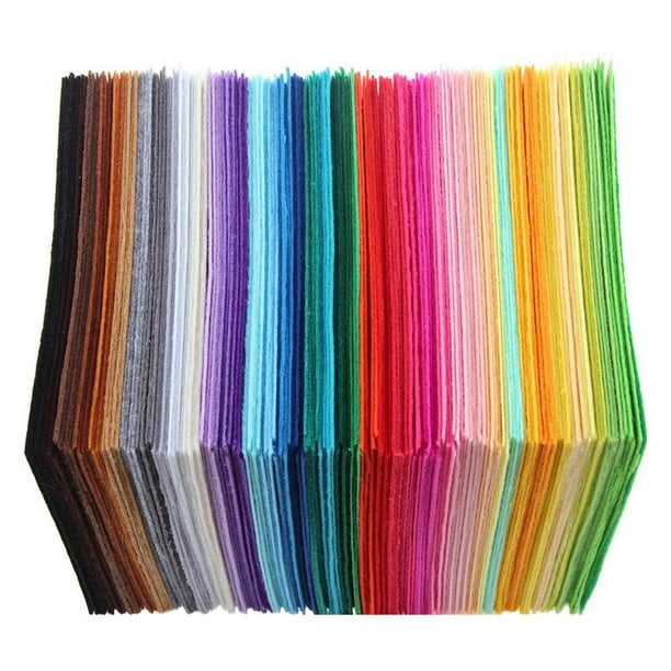 40pcs Feuilles de tissu de feutre, Tissus textiles Bricolage Artisanat en  feutre Artisanat