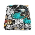 thumbnail image 2 of CADecor Beautiful Butterflies and Flowers Throw Blanket Bed Sofa Blanket 58x80 inches, 2 of 3