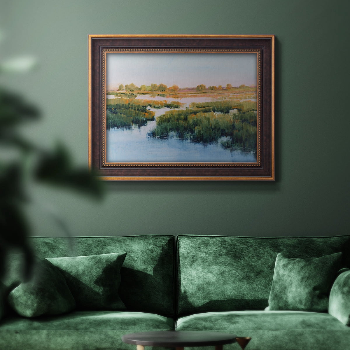 Marshland View II Premium Framed Canvas- Ready to Hang