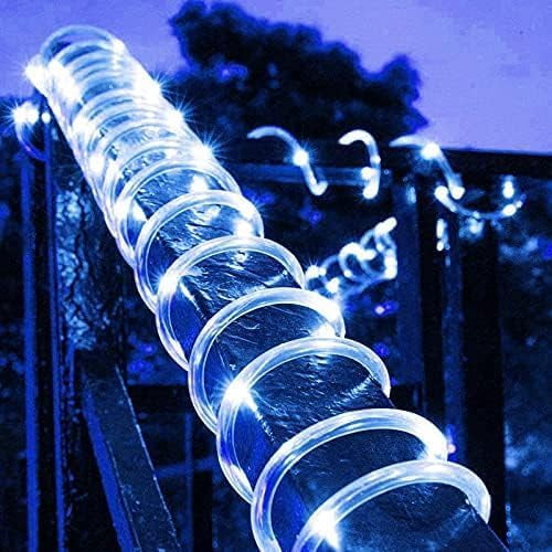 Rope String Lights, 7M/23ft 50LED Waterproof 8 Mode/Remote Battery Christmas Lights,Battery Powered String Lights Outdoor Indoor for Christmas Decorations