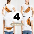 thumbnail image 6 of Fanny Pack Orange Halloween Bats Waist Pack Bag,Running Cross Bag,Waterproof Large Fanny Packs for Women Men for Travel Running Hiking Cycling, 6 of 6