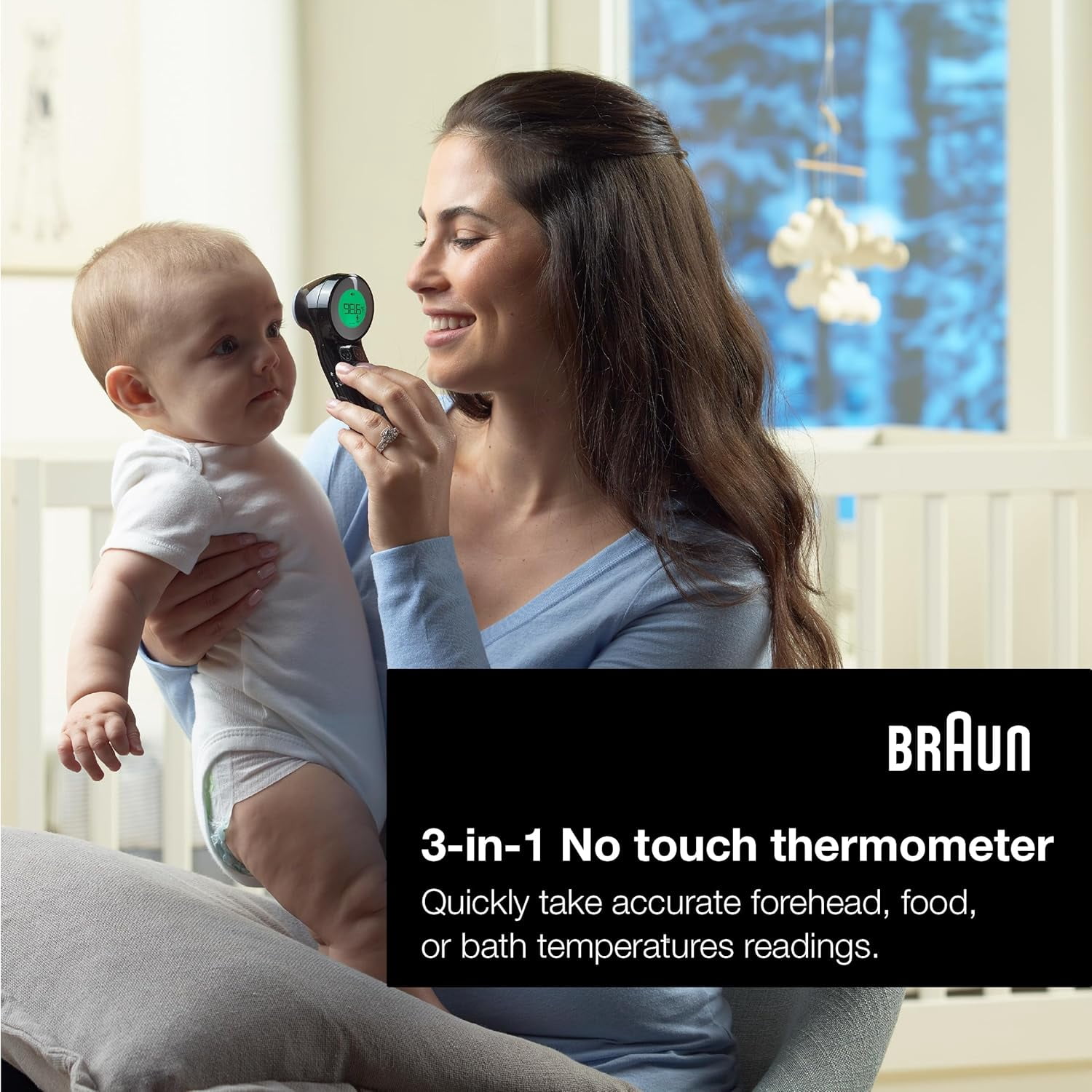 Braun Sensian 7 Forehead 3-in-1 Non-Contact Infrared Thermometer