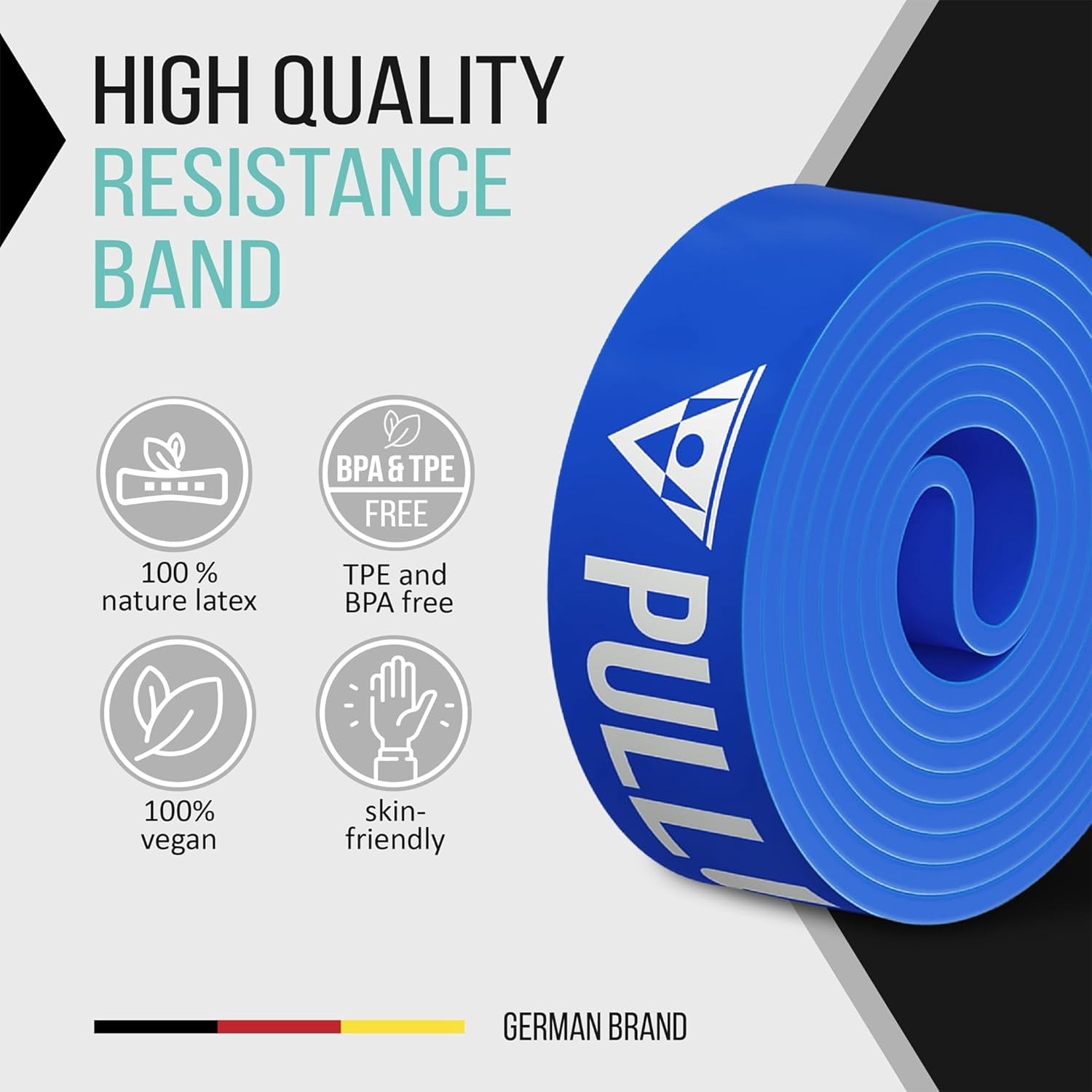 JJEAN-Pullup & DIP Fitness Bands, Resistance Bands with Bag, Door Anchor (with Sets) and Exercise Guide - Single & in Value Set, Pull-Up Band Fitness Band for Calisthenics