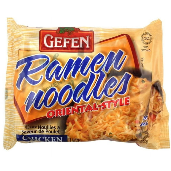 Gefen Oriental Style Chicken Flavor Ramen Noodles, 3 oz, Pack of 24