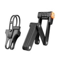 thumbnail image 1 of Amdohai Portable Bike Folding Password Lock Safety -theft Alloy Steel Bicycles 4 Dial Digital Secret Code Combination Locks, 1 of 7