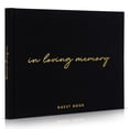 thumbnail image 1 of Libro de visitas fúnebres ZICOTO Beautiful Linen In Loving Memory, 1 of 7