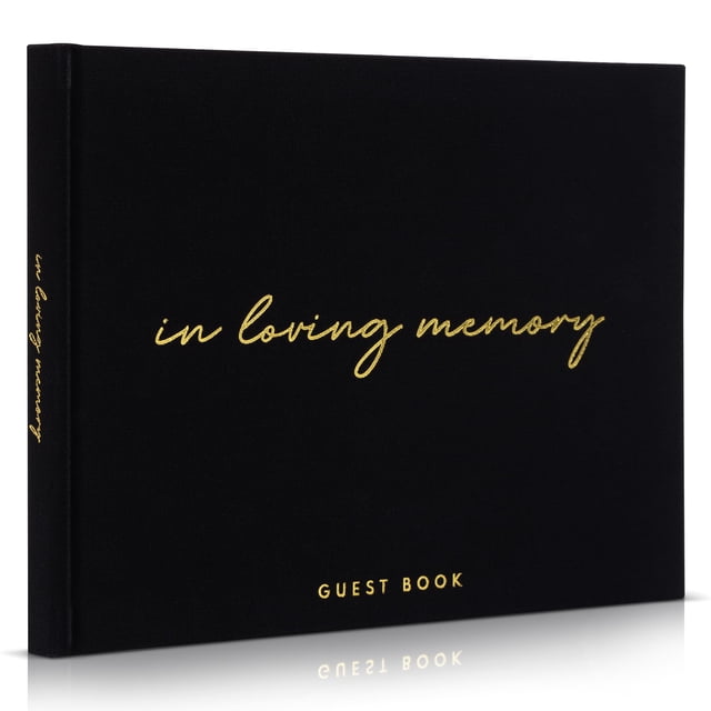 Libro de visitas fúnebres ZICOTO Beautiful Linen In Loving Memory