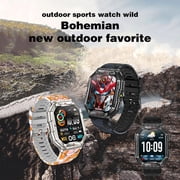 Rainbuvvy KR82 SmartWatch 2.1 inch AMOLED , Flashlight, Outdoor Sports Watch