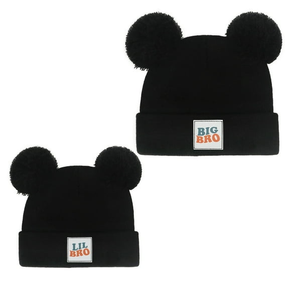 Coerni Kids Winter Hats Baby Beanie Cute Toddler Winter Hat Knit Boys Girls Warm Kids Embroidered Cap for 0-8 Years Toddler Boys Knit Hat