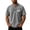 Grey, variant on 4th of July Shirts for Men Raglan Short Sleeve Henley Neck Oversized T-Shirts Patriotic Shirt American Flag Print Tee Shirt