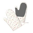 thumbnail image 5 of Cauagu Wildflower Watercolor Print Oven Mitts 2 Piece Set,BBQ Gloves Grilling Gloves Kitchen Silicone Oven Gloves Heat Resistant Oven Mitts for Barbecue Cooking & Baking, 5 of 6
