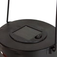 thumbnail image 2 of 8" Black Owl Outdoor Solar Lantern with Handle - 8, 2 of 5