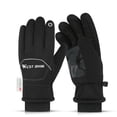 thumbnail image 2 of Waterproof Bike Gloves Winter Warm Touching Screen Cycling Gloves Thermal, 2 of 8