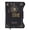 Black, variant on Lynono Password Lock PU Diary Notebook with 360 Pages Ribbon Bookmarks for Journaling