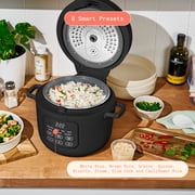 Beautiful 14-Cup Cooked, 6-Cups Uncooked Electric Rice and Grain Cooker, EverGood Non-Toxic Ceramic Nonstick Coating, Black Sesame by Drew Barrymore