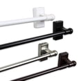 thumbnail image 2 of Contemporary Home Living 48" Silver Contemporary Magnetic Single Curtain Rod, 2 of 3
