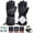 black, variant on Winter Gloves 3M Cotton Heating Hand Warmer Electric Thermal Gloves Waterproof Snowboard Cycling Motorcycle Bicycle Ski Outdoor