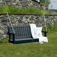 thumbnail image 2 of Highwood 4ft Lehigh Porch Swing - Outdoor, Eco-friendly, Synthetic Wood, 2 of 2
