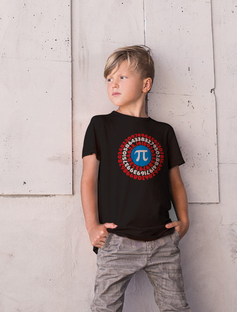 Pi Day Superhero Captain Pi Gift for Math Geeks Toddler/Infant Kids T-Shirt 