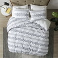 thumbnail image 4 of INK+IVY Full/Queen Rhea 3-Piece Cotton Jacquard Comforter Mini Set, Off-White/Navy, 4 of 5