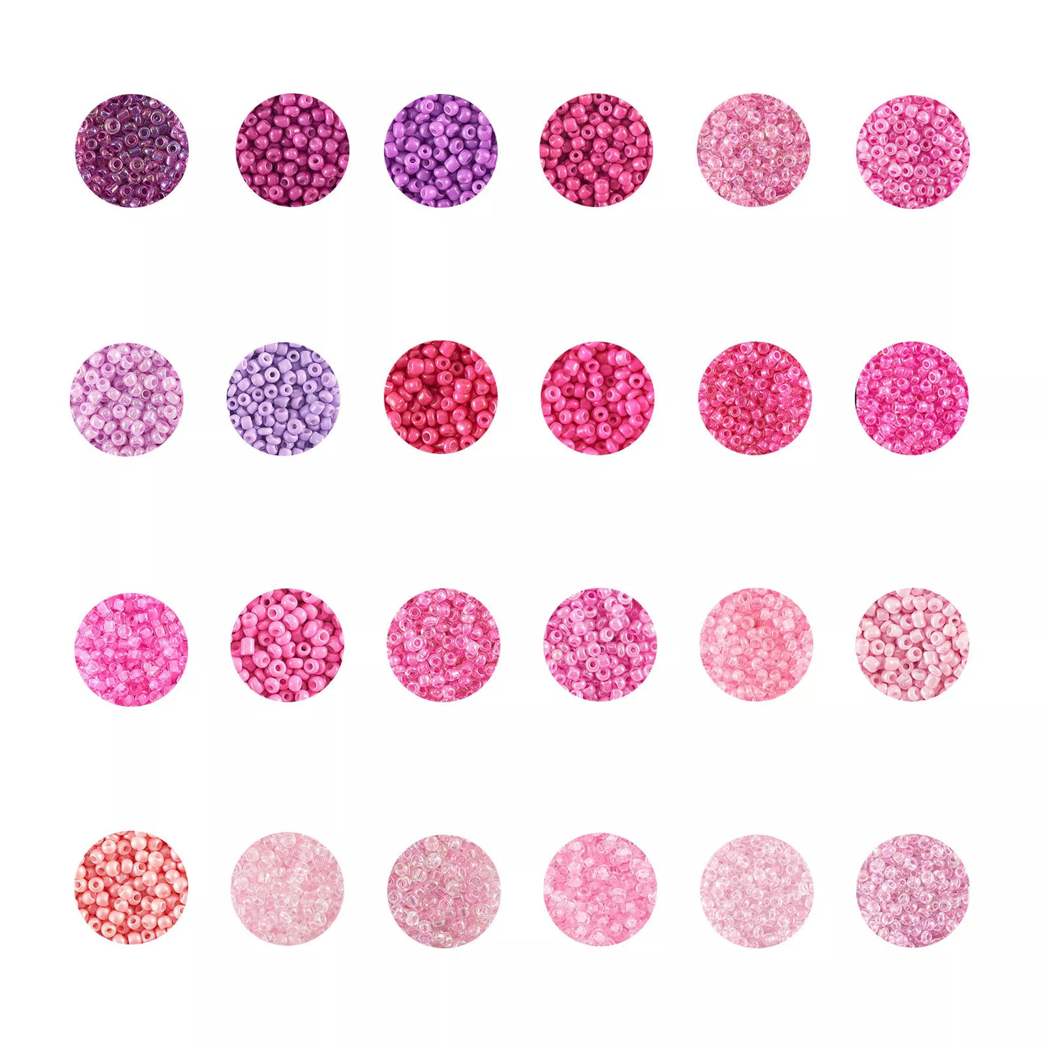 U8MO Glass Seed Beads with Beading Needles Elastic Crystal Thread for Jewelry Tools