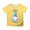 1-Yellow127, variant on Byoo Cartoon Character Printed T-Shirt for Toddler Girl Easter Short-Sleeve Round Neck Kids Breathable Tee Top Casual Comfy Tee Top, Sizes3-4Y