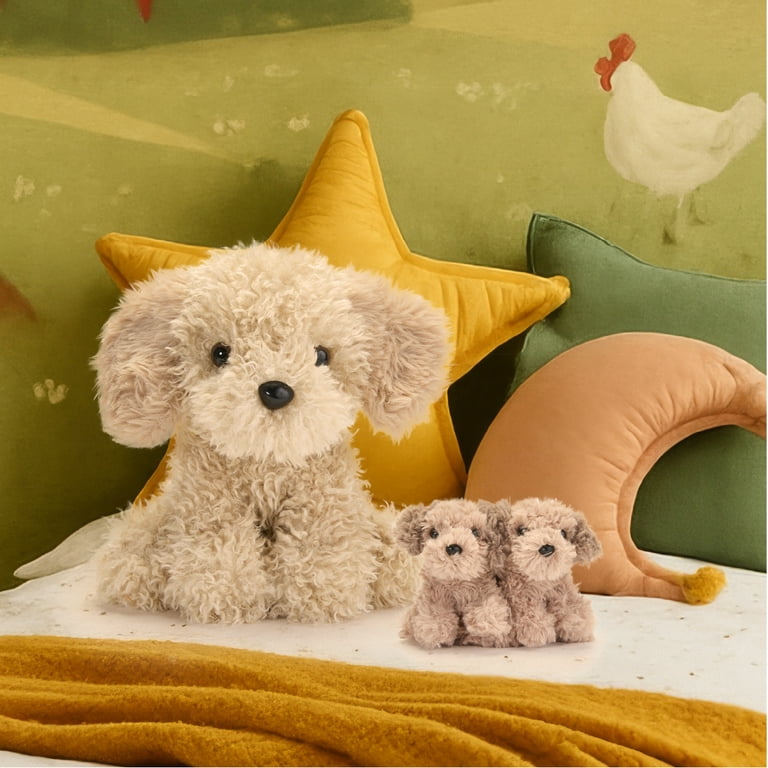 Hugs and Cuddles™ Fluffy Fam 10” Doodle Mommy and Babies Plush Set
