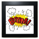 thumbnail image 1 of Mesa de pared con marco cuadrado negro, 1 of 4