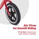 thumbnail image 3 of Bicicleta de equilibrio Radio Flyer Air Ride con llantas de goma de 12" roja, 3 of 8
