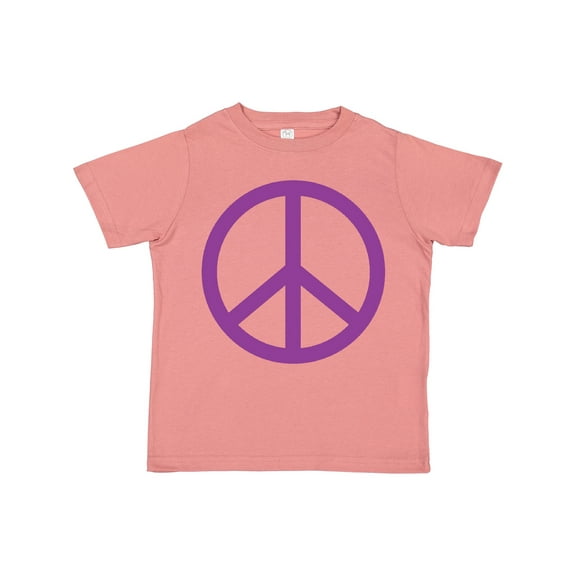 Inktastic Purple Peace Sign Boys or Girls Toddler T-Shirt
