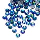 thumbnail image 1 of Uxcell 1440 Pcs Rhinestones Hotfix Cristales de Vidrio Gemas (SS16 4mm, Azul Marino), 1 of 5