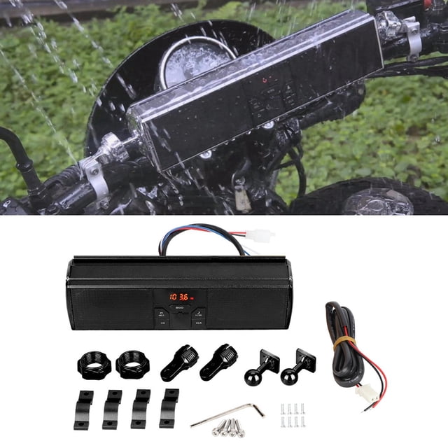 De Audio Con Barra De Manillar Modificada Para Motocicleta, De Sonido Resistente Al Agua Para Motociclista