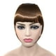 thumbnail image 1 of Extensiones de cabello sintético con flequillo trenzado para mujer, 1 of 2