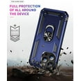 thumbnail image 5 of Entronix Case Designed for Apple iPhone 14 Pro Max Heavy Duty Case with Built-in Kickstand, Dual Layer Protection with Rotating Holder Ring, Sturdy Case for Apple iPhone 14 Pro Max, Navy, 5 of 5